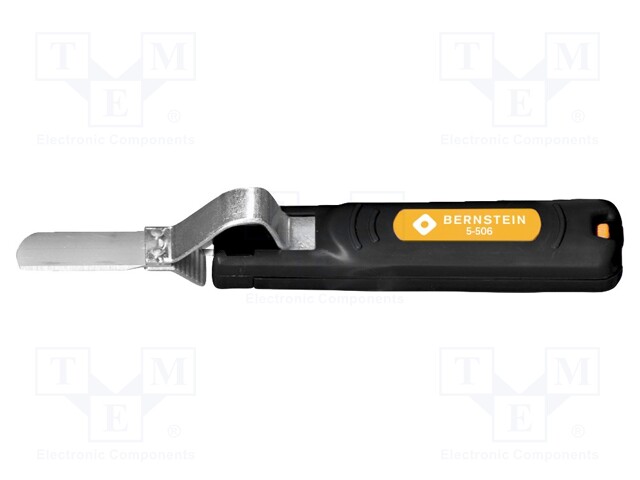 Stripping tool; Øcable: 4÷28mm; Wire: round; Tool length: 180mm