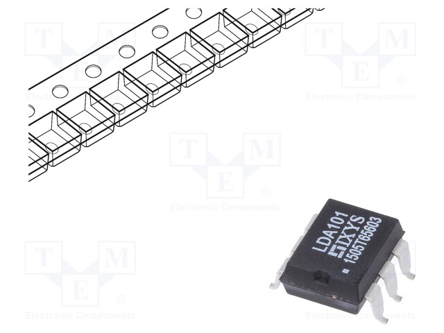 Optocoupler; SMD; Channels: 1; 3.75kV; CTR@If: 33-300%@1mA; 50mA