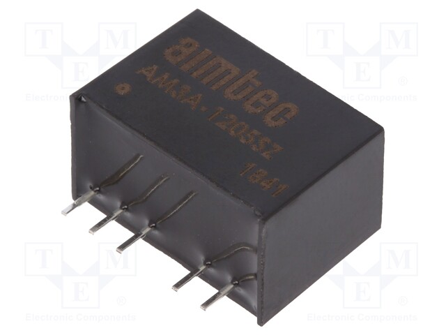 Converter: DC/DC; 3W; Uin: 4.5÷18V; 5VDC; Iout: 600mA; SIP6; 3.85g