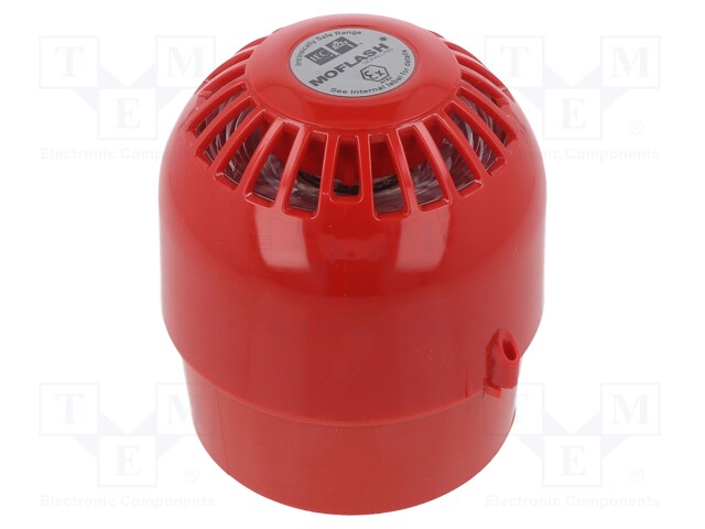 Signaller: sound; 105dB; red