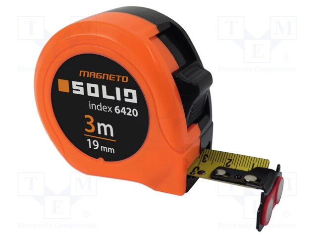 Measuring tape; L: 3m; Width: 19mm