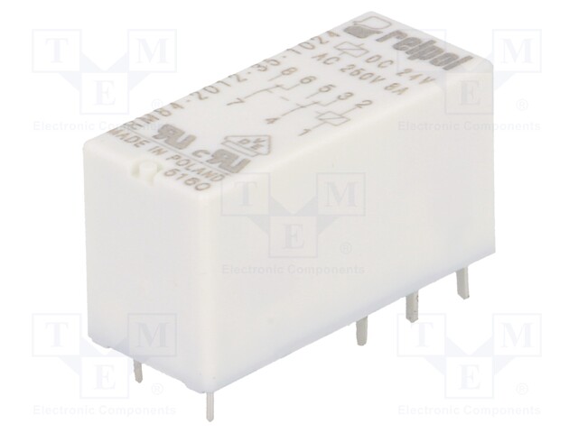 Relay: electromagnetic; SPDT; Ucoil: 24VAC; 16A/250VAC; 16A/24VDC