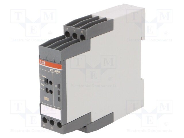 Time Delay Relay, 240 VDC, 0.05 s, 10 min, 2CO, DIN Rail