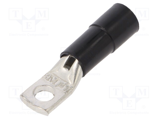 Tip: ring tube; M5; Ø: 5.2mm; 10mm2; crimped; for cable; insulated