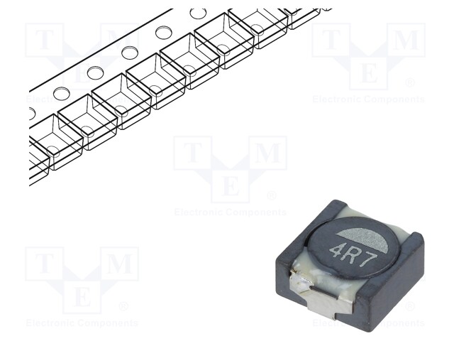 Inductor: ferrite; SMD; 4.7uH; 3.4A; 26mΩ; ±20%; Series: RLF