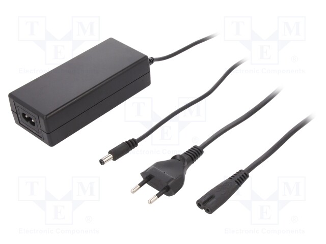 Power supply: switched-mode; 15VDC; 4A; Out: 5,5/2,5; 60W; 0÷40°C