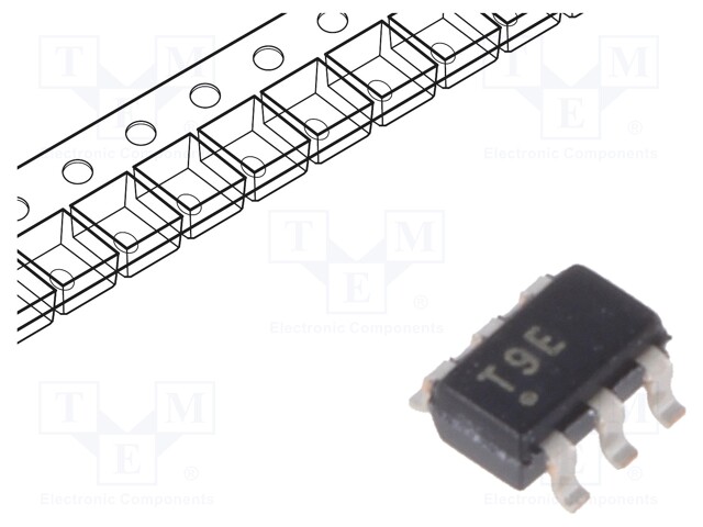 AVR microcontroller; SRAM: 32B; Flash: 1kB; SOT23-6; 1.8÷5.5VDC