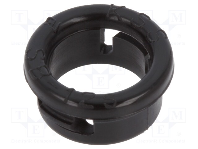 Grommet; Ømount.hole: 11.9mm; Øhole: 9.2mm; black