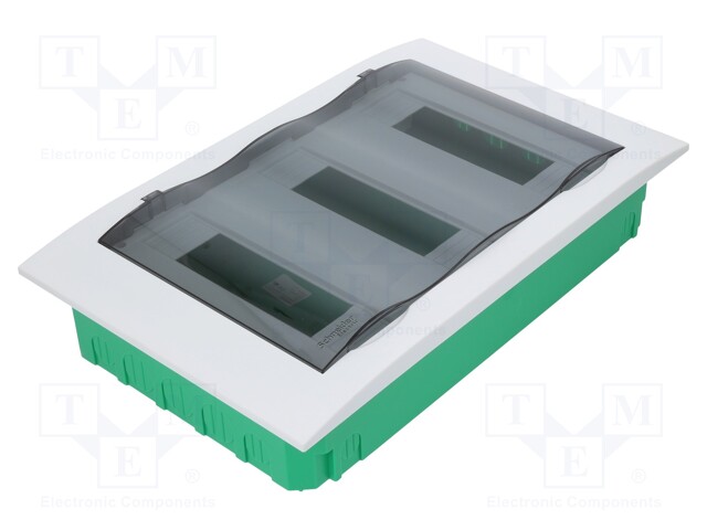 Enclosure: for modular components; IP40; white; No.of mod: 36