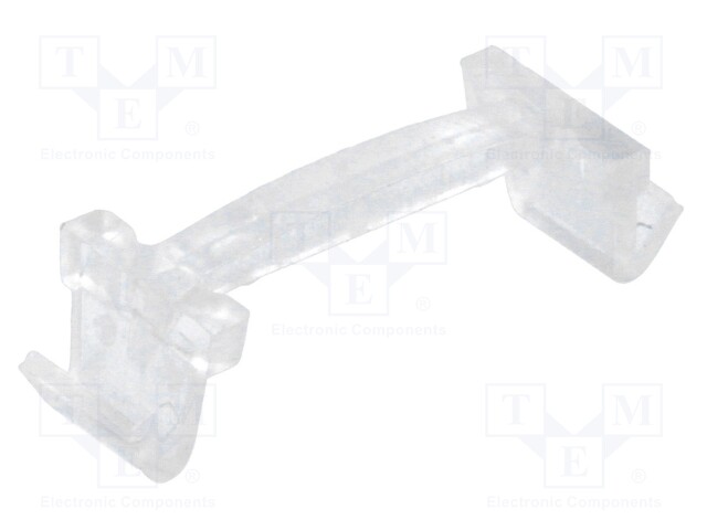 Holder; Mat: polycarbonate; transparent; 6x23.6mm