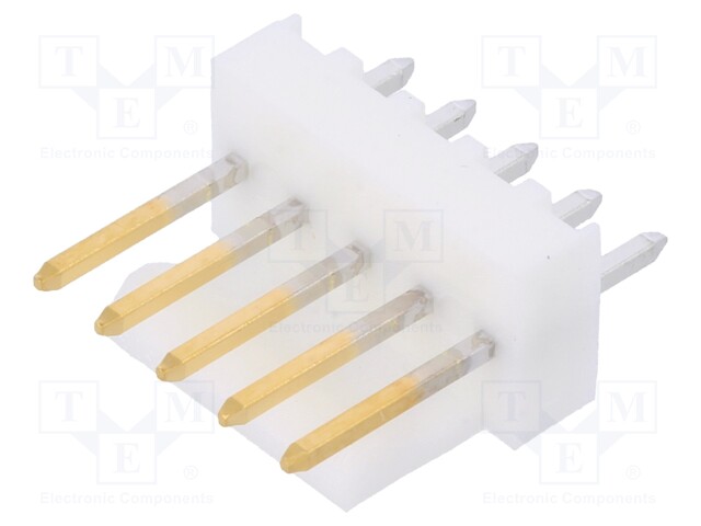 Socket; wire-board; male; KK 254; 2.54mm; PIN: 5; THT; gold-plated