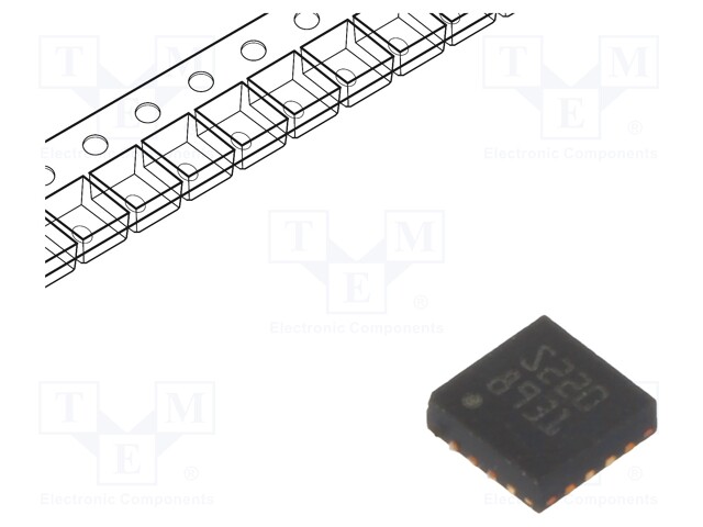 Driver; stepper motor controller; 1.3A; 1.8÷10V; VFQFPN16