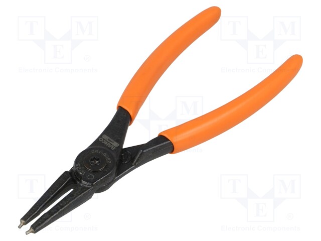 Pliers; internal circlip; Ring: internal; Pliers len: 150mm