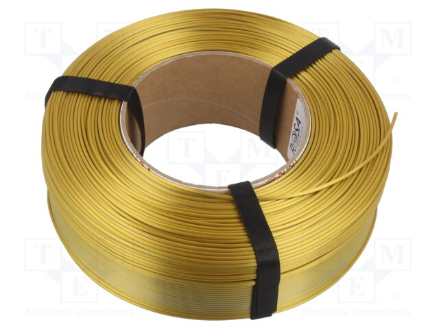 Filament: PLA Magic Silk; 1.75mm; gold-sliver; 195÷225°C; 1kg