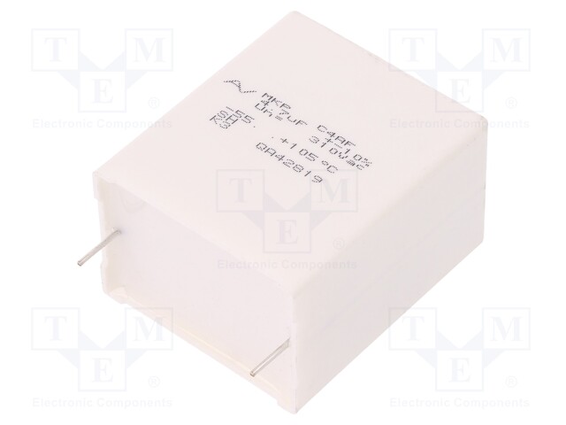 Capacitor: polypropylene; 4.7uF; ESR: 4.3mΩ; C4AF; THT; ±10%; 310VDC