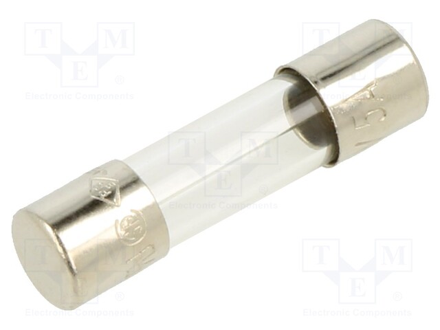 Fuse: fuse; 5A; 250VAC; glass; 20x5.2mm; bulk