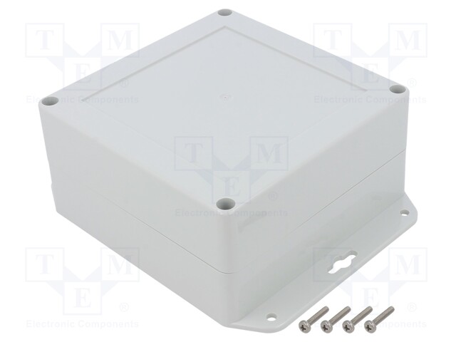 Enclosure: multipurpose; X: 120mm; Y: 120mm; Z: 60mm; ZP; light grey