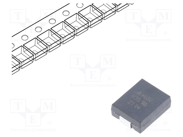 Varistor: multilayer; SMD; 4032; 35VAC; 45VDC; 2.5J; 250A; 20mW; 56V