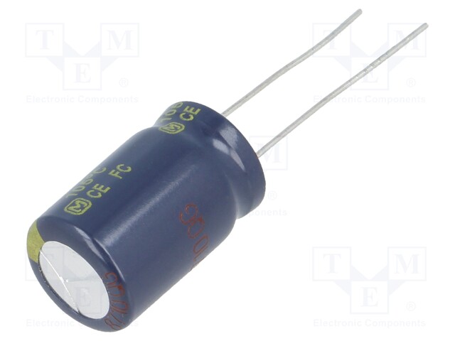 Capacitor: electrolytic; low impedance; THT; 470uF; 50VDC; ±20%