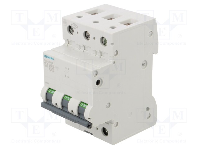 Circuit breaker; 400VAC; Inom: 50A; Poles: 3; DIN; Charact: B; 6kA