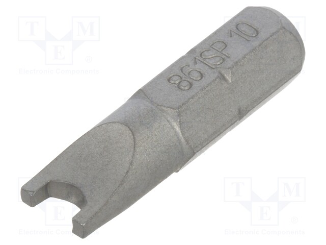 Screwdriver bit; spanner; SP10; Overall len: 25mm