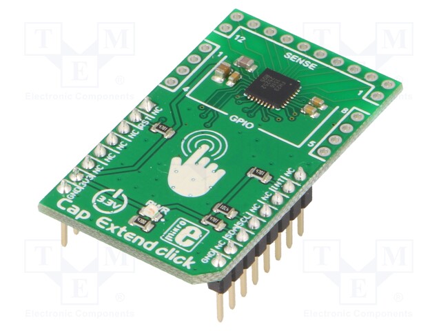 Click board; proximity sensor,12-button capacitive keypad; I2C