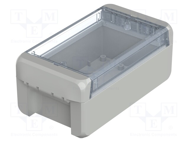 Enclosure: multipurpose; X: 80mm; Y: 151mm; Z: 60mm; BOCUBE; grey