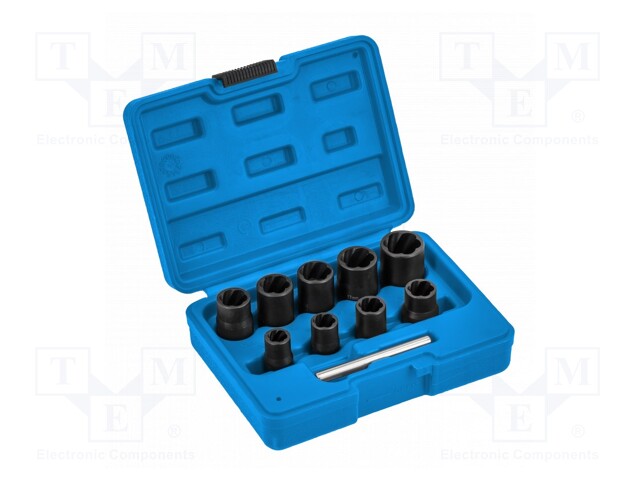 Kit: screw extractor; 10pcs.