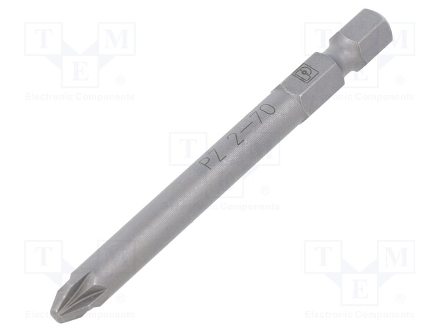 Screwdriver bit; Pozidriv®; Overall len: 70mm