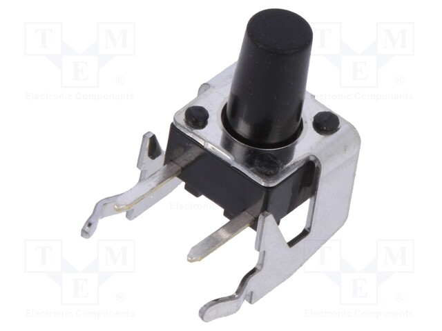 Microswitch TACT; SPST; Pos: 2; 0.05A/12VDC; THT; 1N; 6x6x3.5mm