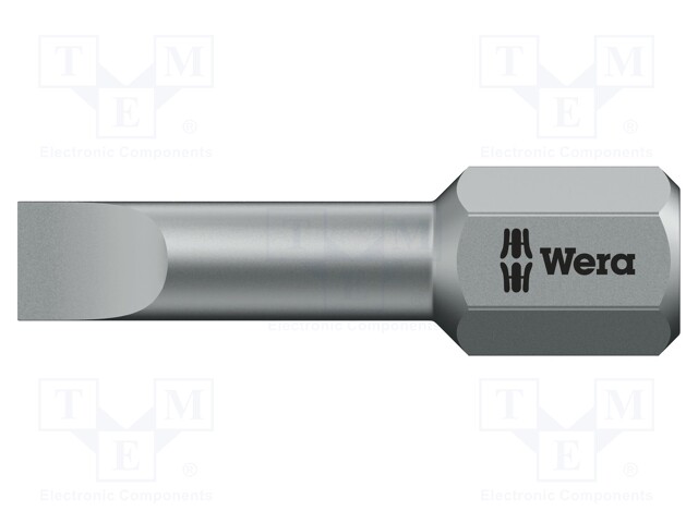 Screwdriver bit; slot; 4,5x0,6mm; Overall len: 25mm; Torsion