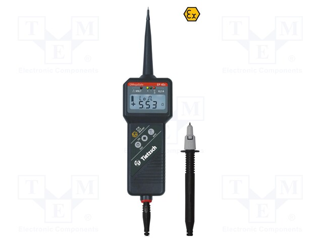 Meter: grounding resistance; LCD; 10mΩ÷2MΩ; IP65; -10÷40°C