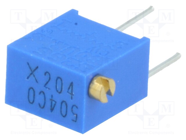 Potentiometer: mounting; multiturn; 200kΩ; 250mW; ±10%; linear