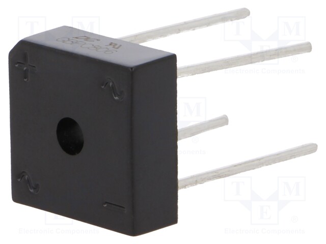 Single-phase bridge rectifier; Urmax: 600V; If: 8A; Ifsm: 175A