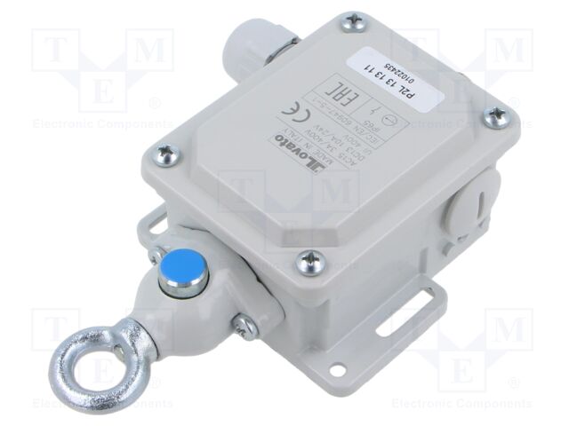 Safety switch: singlesided rope switch; NC + NO; -25÷70°C; IP65