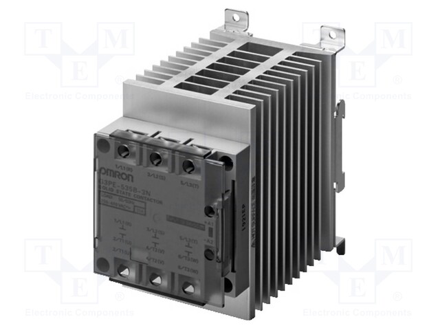 Relay: solid state; Ucntrl: 12÷24VDC; 35A; 100÷240VAC; 3-phase