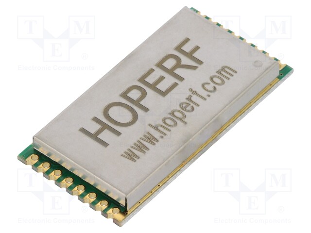 Module: transceiver; RF; FSK,GFSK,GMSK,LoRa,MSK,OOK; 433.92MHz