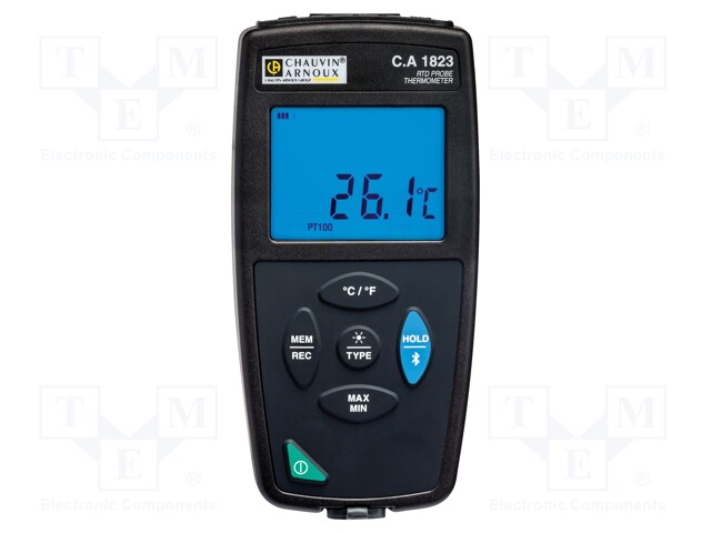 Logger: temperature; LCD,with a backlit; -100÷400°C; Channels: 1