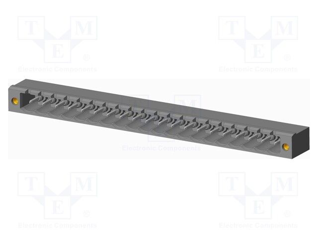 Connector: pluggable terminal block; socket; male; on PCBs