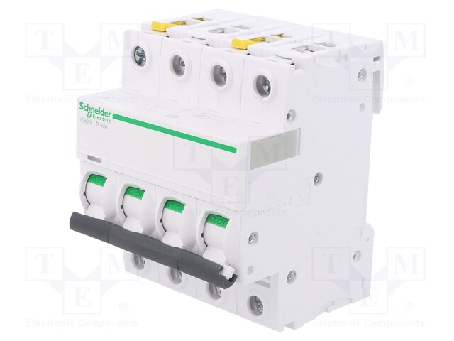 Circuit breaker; 400VAC; Inom: 40A; Poles: 4; DIN; Charact: B; 6kA