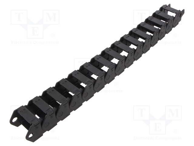 Cable chain; Series: B17i; Bend.rad: 125mm; L: 1006mm