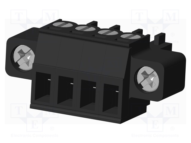 Connector: pluggable terminal block; plug; female; straight; 300V