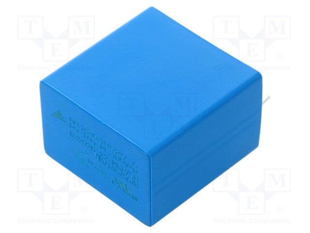 Safety Capacitor, 10 µF, X2, B32926C Series, 305 V, Metallized PP