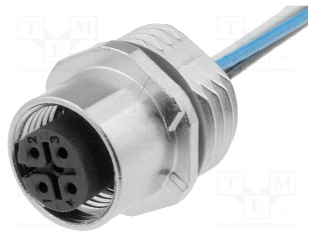Socket; M12; PIN: 5; female; A code-DeviceNet / CANopen; 60V; 4A