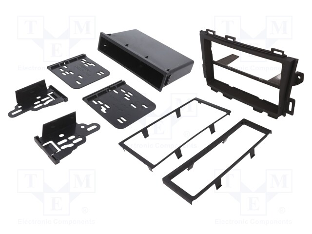 Radio mounting frame; Nissan; 1 DIN,2 DIN; charcoal