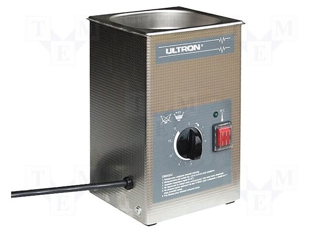 Ultrasonic washer; 120x110x70mm; 40kHz; 50÷55°C; 230VAC; Plug: EU