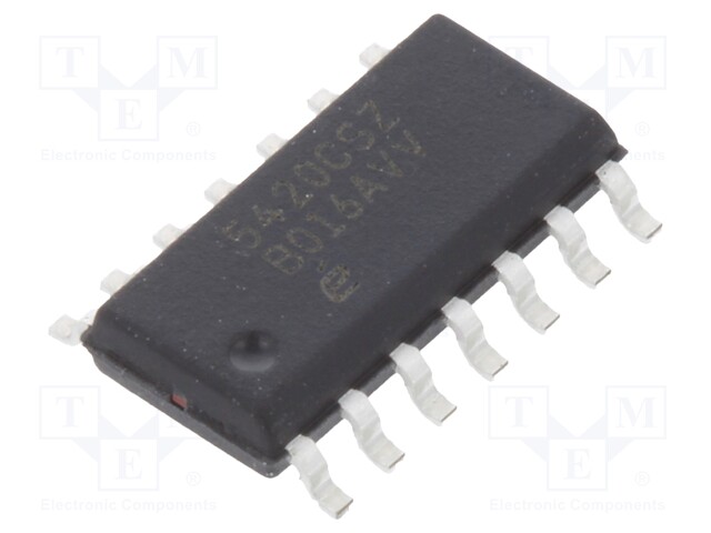 Operational amplifier; 8MHz; Channels: 4; SO14