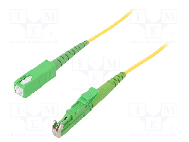 Fiber patch cord; E2A,SCA; 4m; Optical fiber: 9/125um; yellow