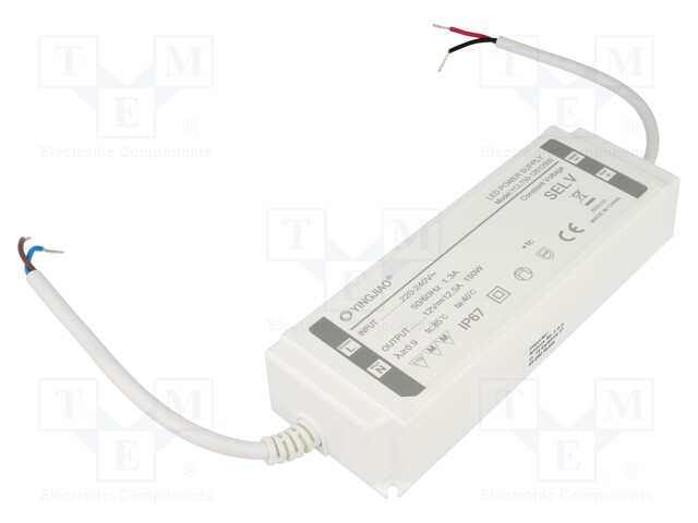 Power supply: switched-mode; LED; 150W; 12VDC; 12.5A; 220÷240VAC