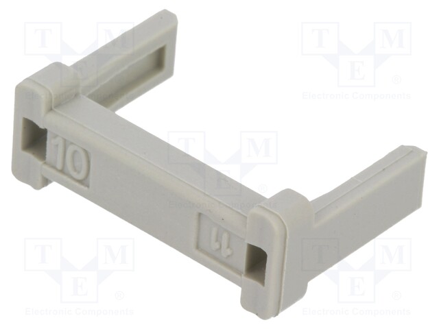 Cable clamp; PIN: 10; for IDC connector